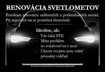 Renovácia svetlometov