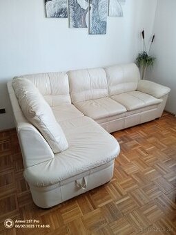 Kožená sedacia súprava
