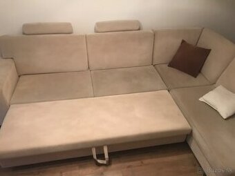 Sedačka rozkladacia do L pravý roh s ulož.priestorom