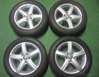 Zimné kolesá VW GOLF rozteč 5x112 + 205/55R16 dunlop WS5