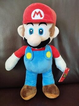 Veľký plyšový Super Mário 40cm - nový s visačkou