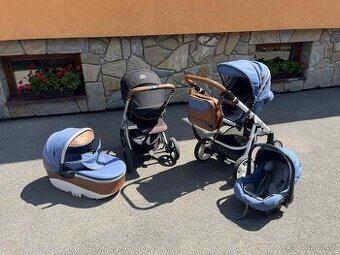 kočík QUARA Coto baby + vajíčko + kočík Cybex