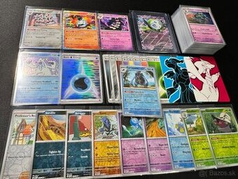 Pokemón MEGA balík (E): 100ks kariet v obaloch s EX + darček