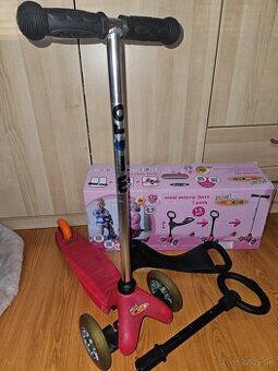 Micro mini 3v1 kolobežka