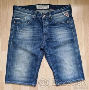 Nové exkluzívne značkové REPLAY džínsy (krátke), veľkosť 32 - 1