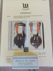 Wehrmacht - medaile pro španělské dobrovolníky