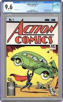 Komiks Action Comics #1, Reprint 1988, CGC 9.6