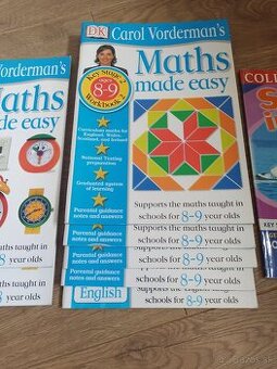 Anglické knihy, maths, science, cvičebnice