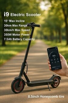 Predám elektrickú kolobežku iScooter I9 – NOVÁ