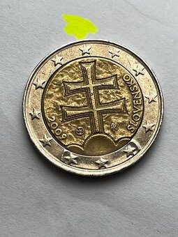 2 euro chyba mince 2009