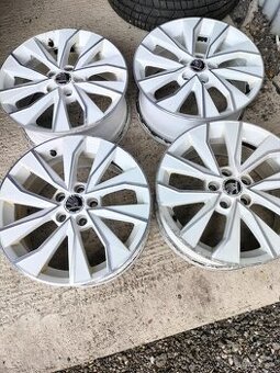4ks alu disky orig. Škoda 5x100 r16
