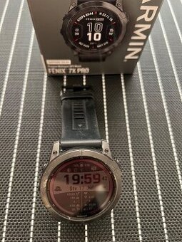 Predám GARMIN Fenix 7X PRO Sapphire Solar Titanium black