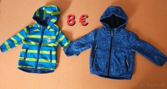 Detská zimušná bunda a prechodné nepremokavé bundy