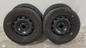 Plech. disky 15"+zimné pneumatiky 195/60 R15 Ford-sada 4ks