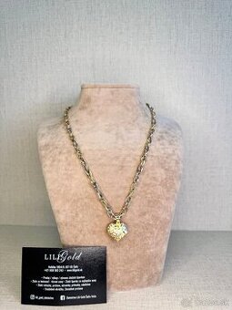 Zlata retiazka s príveskom 9.31g Nová Puncovana