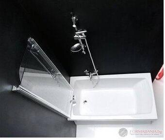 Polysan BSR-90 je vaňová zástena s dvoma panelmi