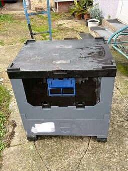 Skladaci big box na palete plastovy pevny