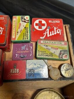 Krabičky plechové a obal lekárnička TOP