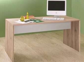 Pracovné stoly dekor: dub san remo/biely