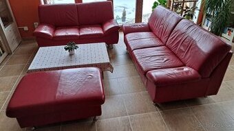 Kožená sedacia súprava