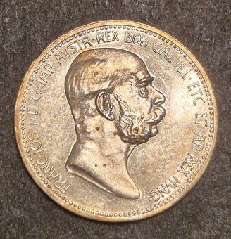 1 Koruna 1908 b.z JUBILEJNÁ, František Jozef I.