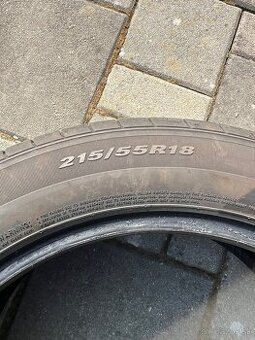 215/55 r18 letné 4kusy