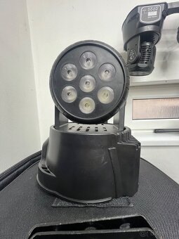 2x LED ROTAČNÉ HLAVY WASH 7x12w RGBWAU