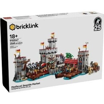 LEGO BrickLink 910047 Stredoveké trhovisko pri mori