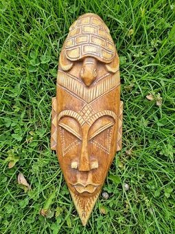 Drevena africká maska