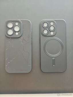 Nový čierny ochranný kryt na iPhone 15 Pro – BA