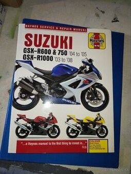 Haynes dielenská príručka pre GSX-R