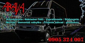 Autodoprava-NákladnéTAXI-Vypratávanie-Montáž nábytku-Kosenie - 1