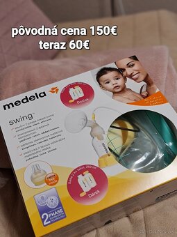Predam elektrickú odsavačku mlieka MEDELA