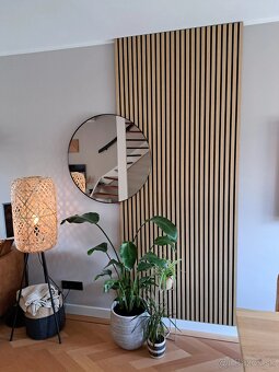 240x60x2,1cm Akustické panely  DUB-platne-lamely-obklad