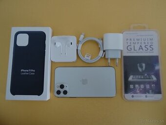 iPhone 11 PRO 256GB SILVER - ZÁRUKA 1 ROK - 100% BATERIA