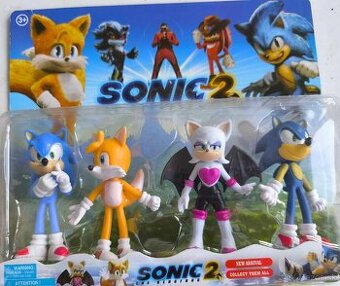 Sonic Figurky - Super Sada 4 ks
