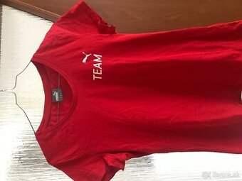 PUMA originál Red damske tricko S/M