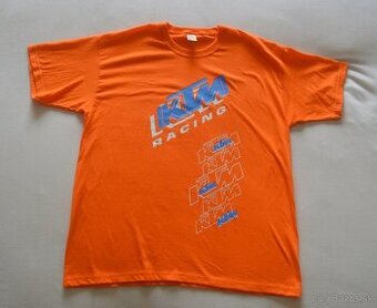 Predám kvalitné tričko KTM oranžové modré