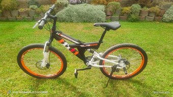 Predám celoodpruženy horský bike 24"