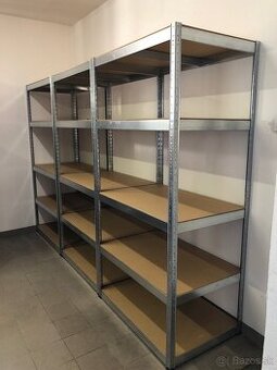 Pozinkované regále + MDF doska 180x90x60