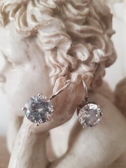 Ti Sento strieborne nausnice so zirkonmi