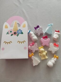 Šumivé bomby do kúpeľa-darčekové vrecko jednorožec