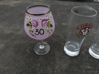 Predám sklenené poháre