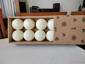 LED Svetielka - Cotton Balls - 10 ks - NOVÉ