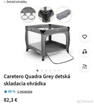 Detská ohradka, cestovná carretero