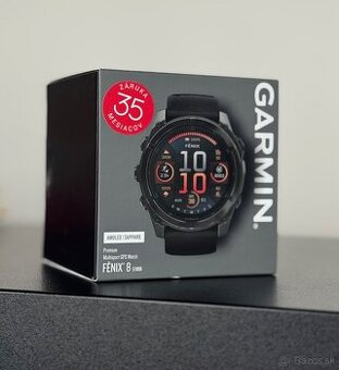 Garmin Fenix 8 51mm AMOLED Sapphire - nepouzite