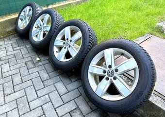 Alu sada VW Group 5x112 R16 205/60 R16 zimné pneu GOODYEAR