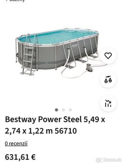 Predam bazen Best way Power steel