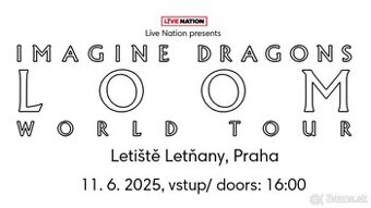 Imagine Dragons(2x) 11.6 do Prahy sekcie STÁTIE 150 eur kus