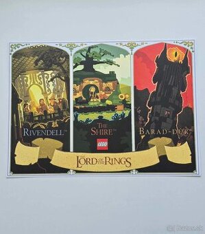 Plagat LEGO Pan Prstenov LOTR 10354, 10333, 10316